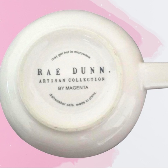 Rae DUNN by Magenta Artisan Collection “LOVE” Mug with Wedding Cake Icon 18 oz - Picture 4 of 5